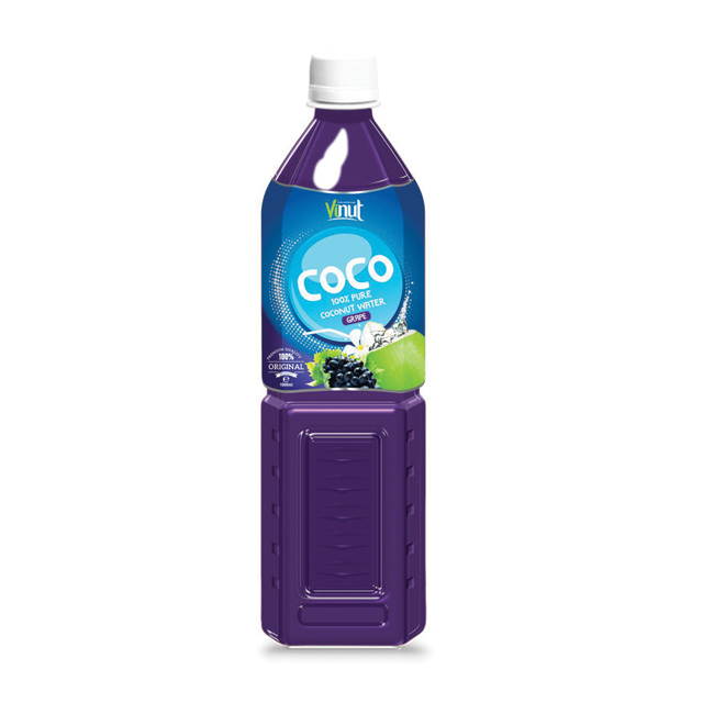 100 PET Bottle Pure Coconut water with Grape flavour Suppliers Vietnam