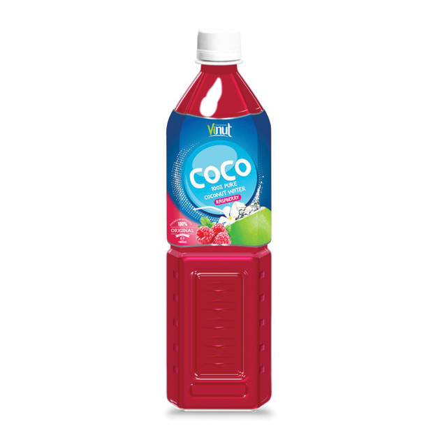 100 PET Bottle Pure Coconut water with raspberry flavour Suppliers Vietnam