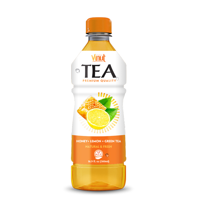 16.9 fl oz Bottled Premium Fresh Green tea with Honey Lemon