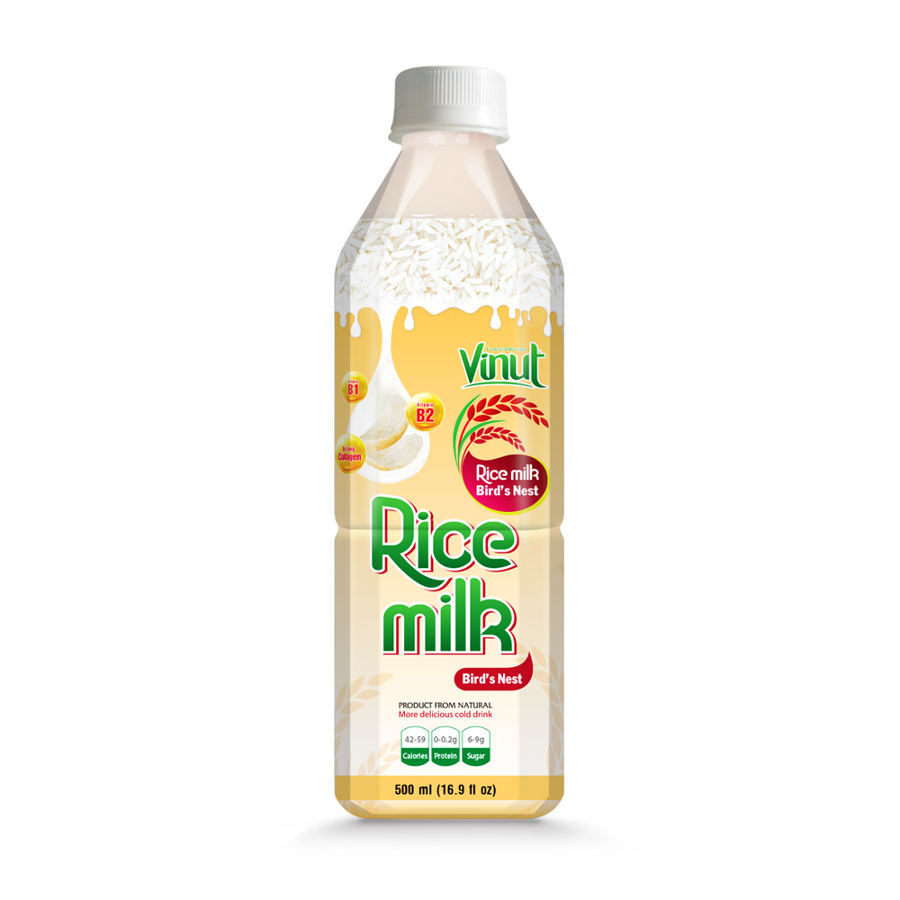 16.9 fl oz VINUT healthy drink Canned Rice Milk with Birds nest