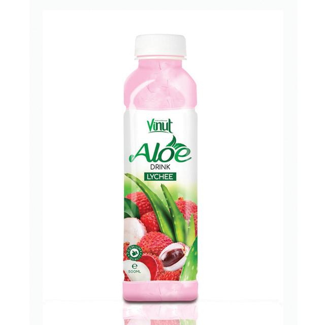 500ml Premium Quality Primary Ingredient Aloe vera Drink with Lychee juice