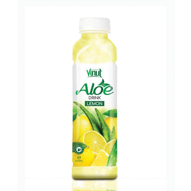 500ml Premium Quality Primary Ingredient Aloe vera Drink with lemon juice