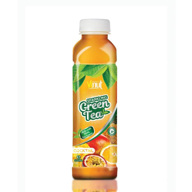 500ml Premium Sparkling water Primary Ingredient Green tea with Cocktail flavour