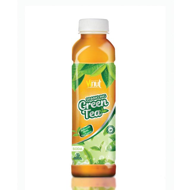 500ml Premium Sparkling water Primary Ingredient Green tea with Soda flavour