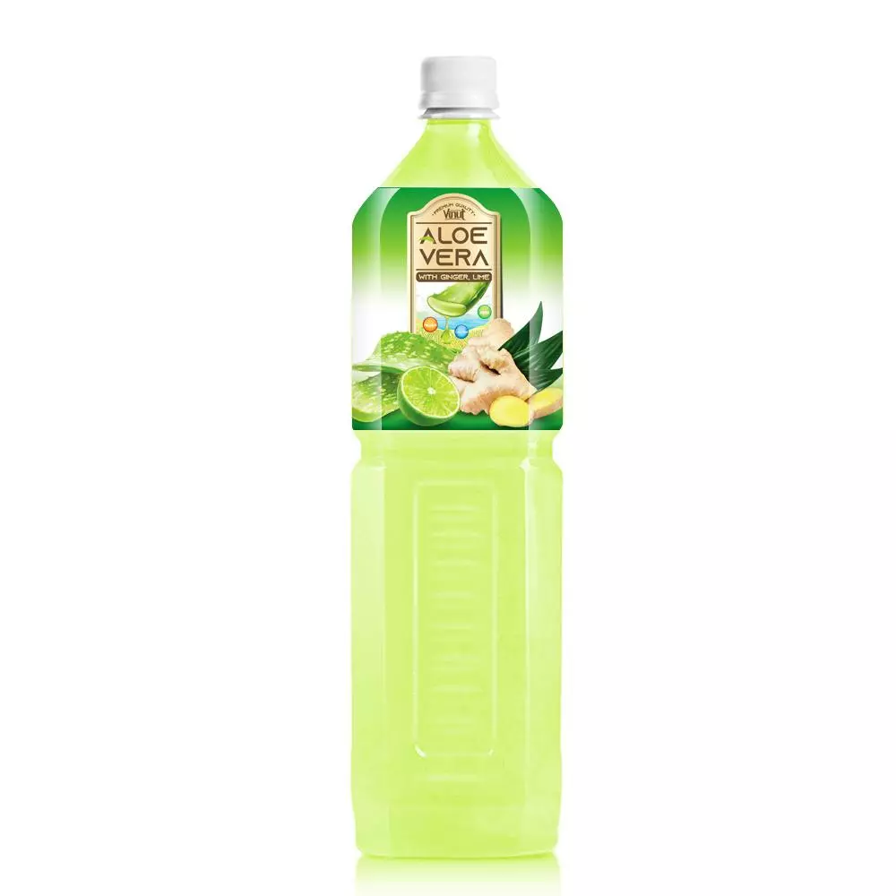 1.5L VINUT Bottle Aloe vera drink with ginger and lime