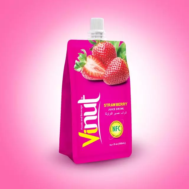10.1fl oz 100 Pouches Strawberry Juice Drink