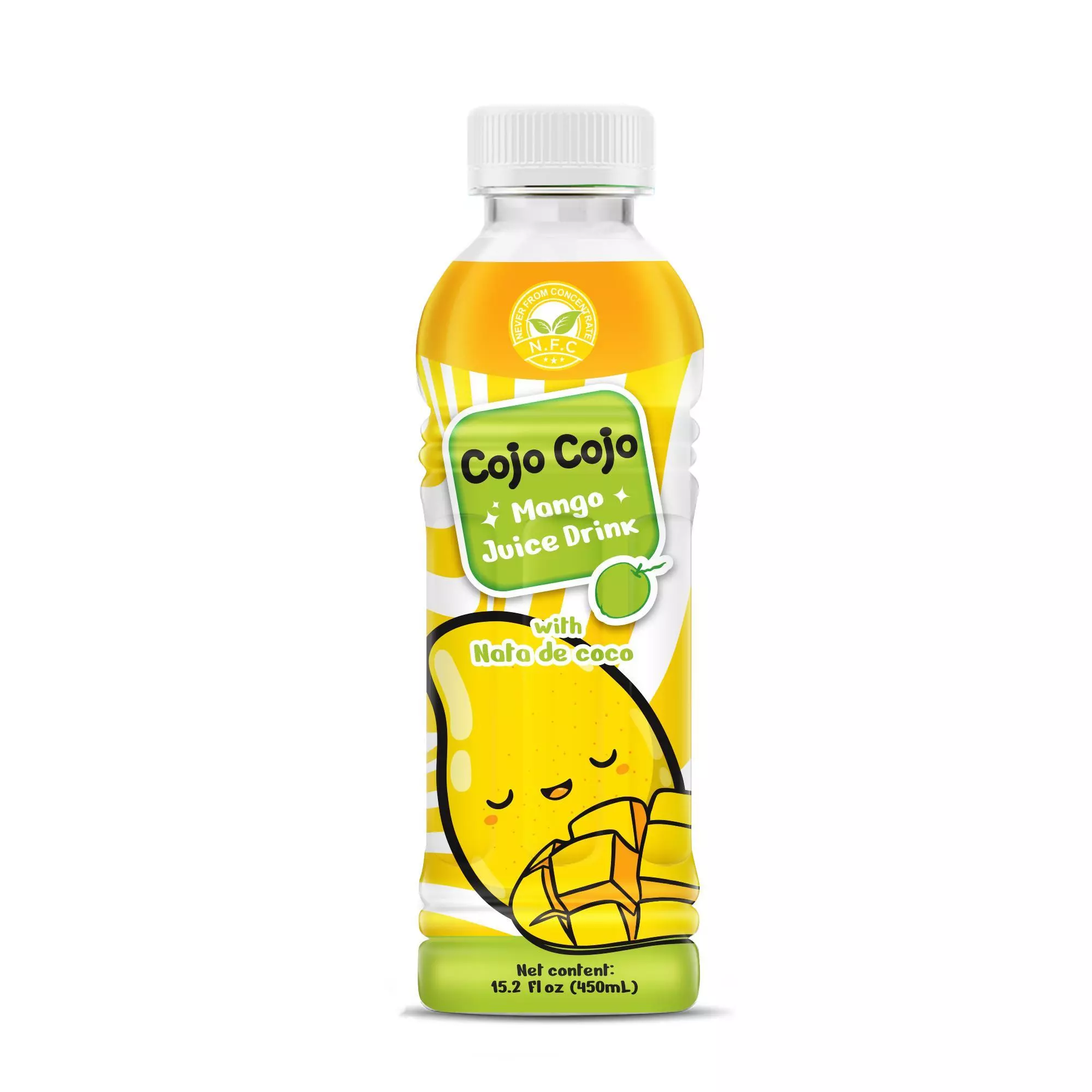 15.2 fl oz Cojo Cojo Mango juice drink with Nata de coco