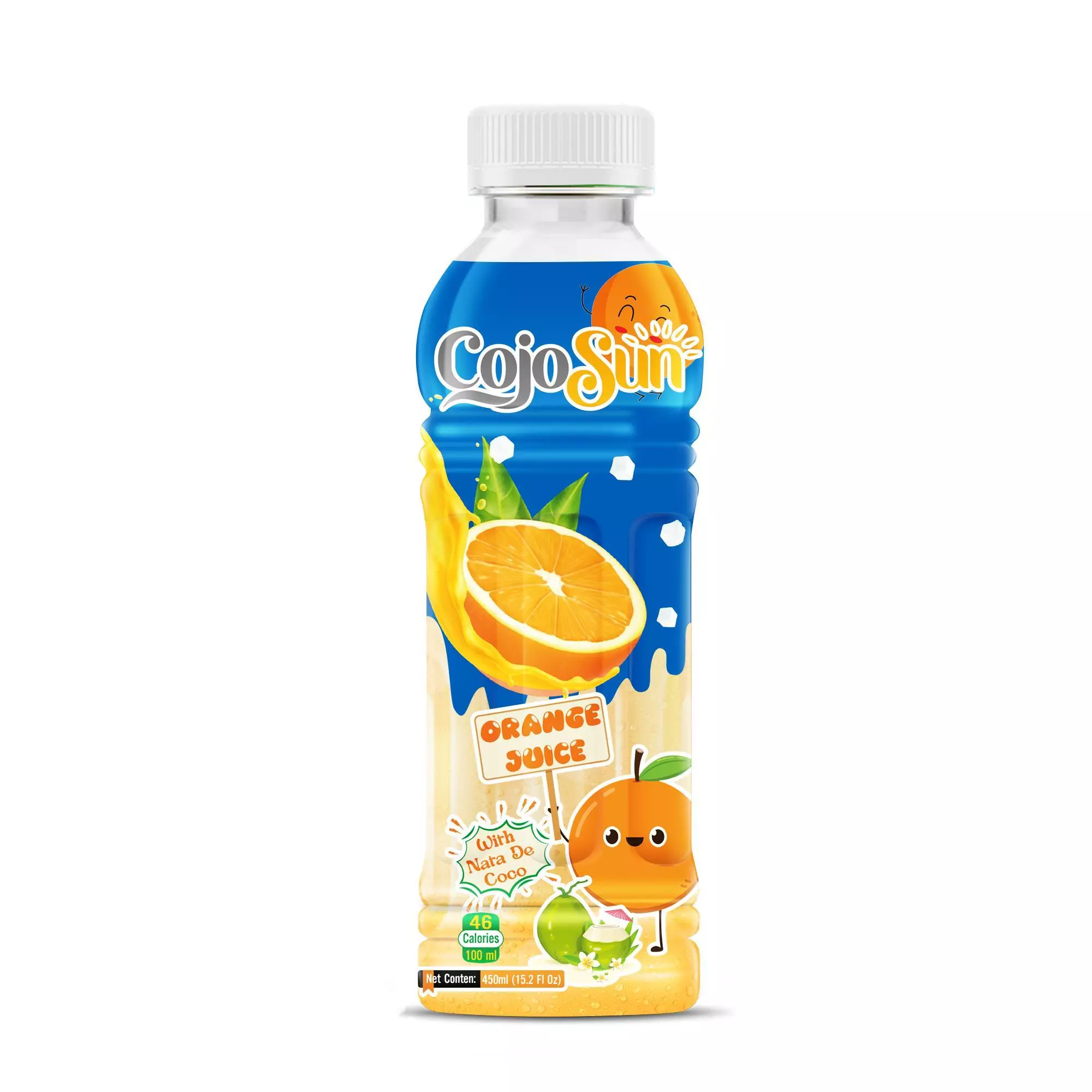 15.2 fl oz CojoSun Orange juice drink with Nata de coco