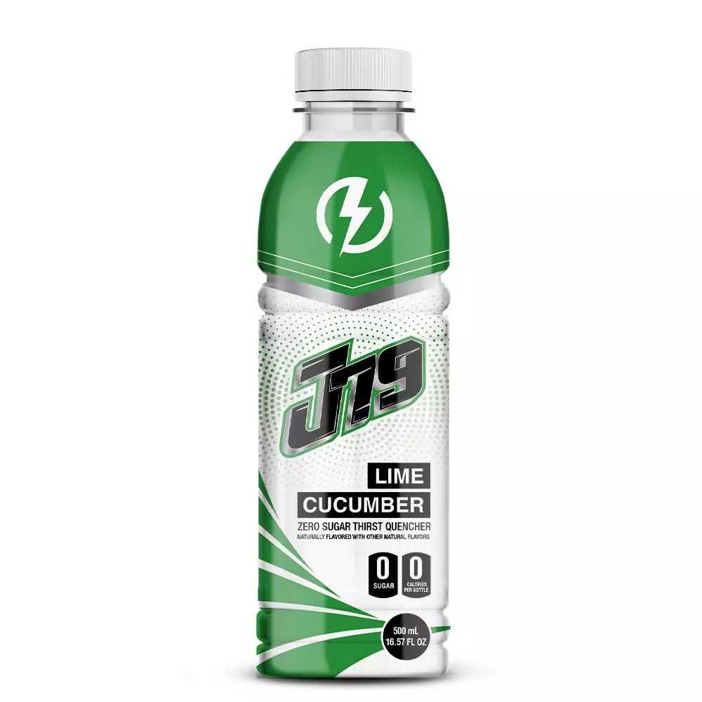 16.57 fl oz J79 Zero Sugar Lime Cucumber Energy Drinks Thirst Quencher Sports Drink
