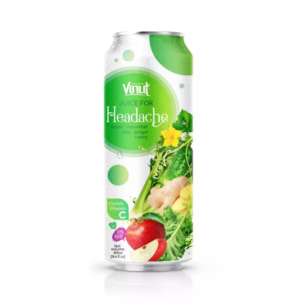 16.6 fl oz VINUT Juice drink for Headache
