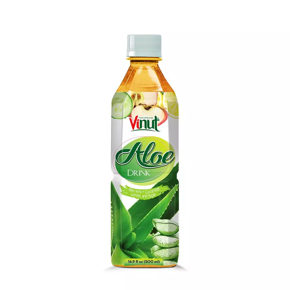 16.9 fl oz VINUT Aloe vera juice with Cucumber Lemon Apple