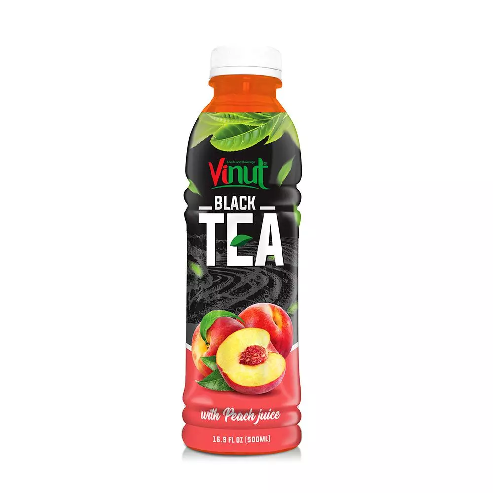 16.9 fl oz VINUT Black tea with Peach juice
