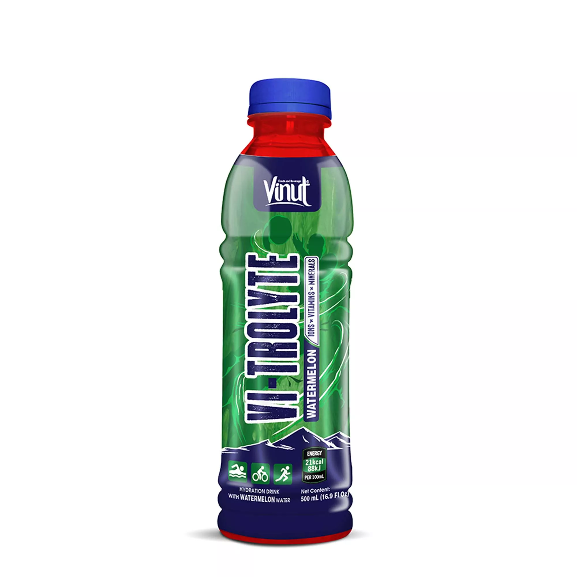 16.9 fl oz Vinut Hydration with Watermelon drink icons Vitaminsminerals