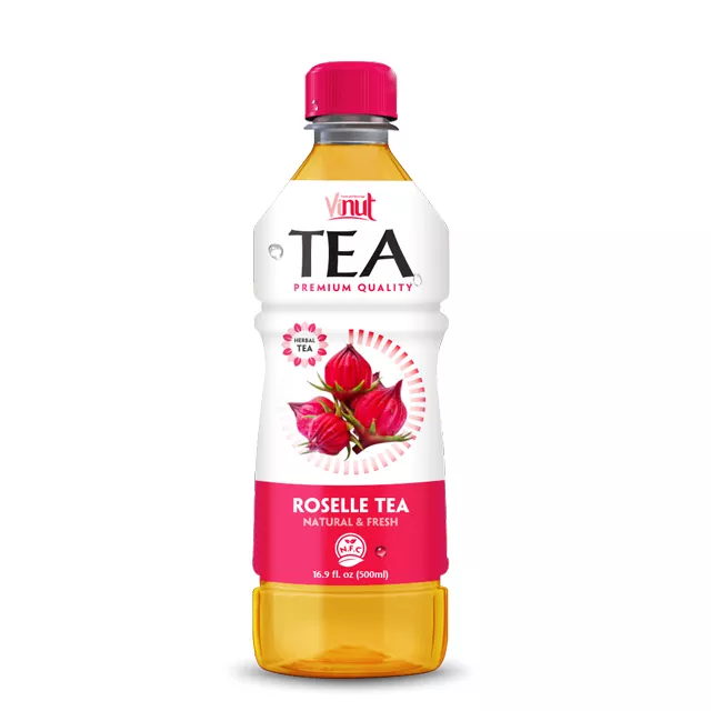 16.9 fl oz Bottled Premium Fresh Green tea with Roselle