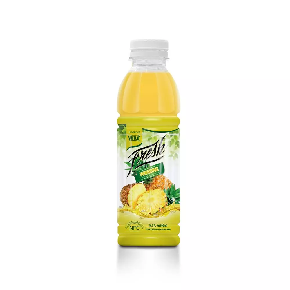 16.9 fl oz VINUT Bottle Fresh Pineapple juice drink with pulp