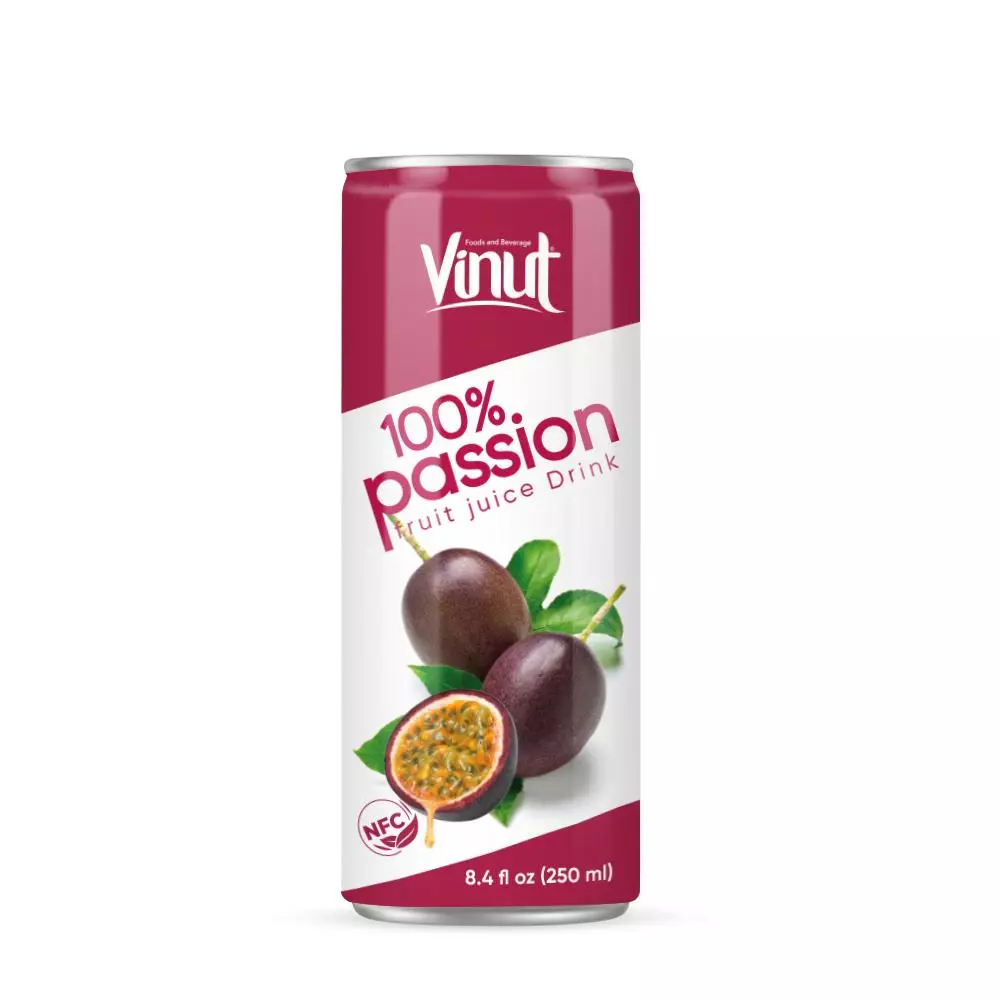 250ml VINUT 100 Passion Juice Drink