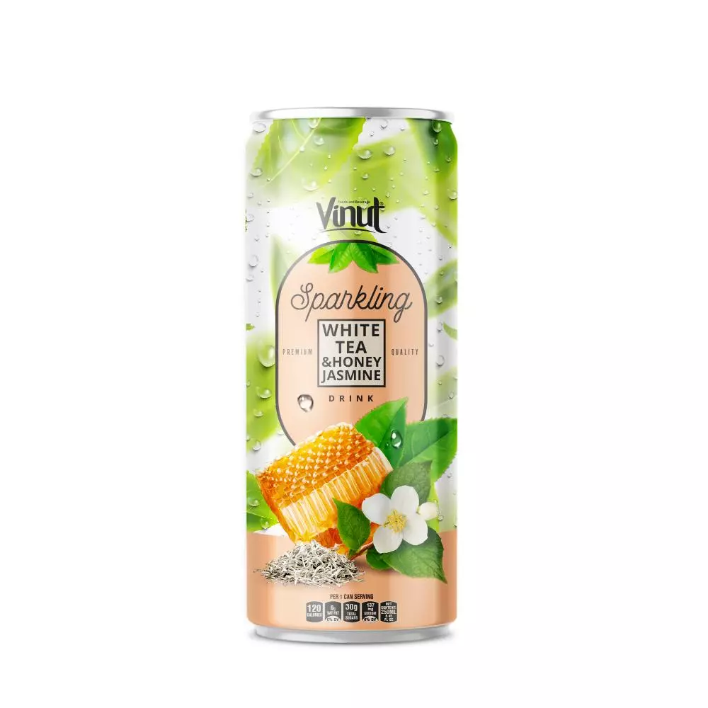 250ml VINUT Premium White tea Honey Jasmine Sparkling water