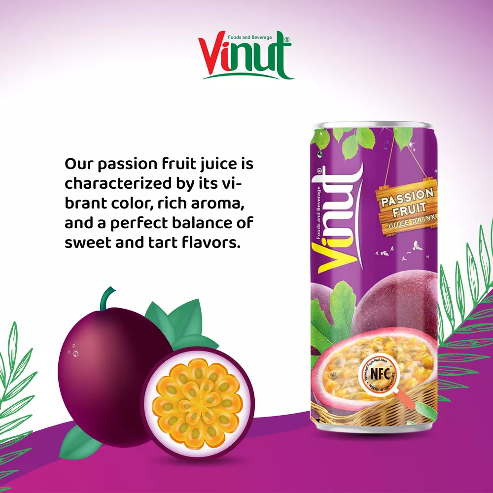 250ml Vinut Passion Fruit Juice 30 juice 3