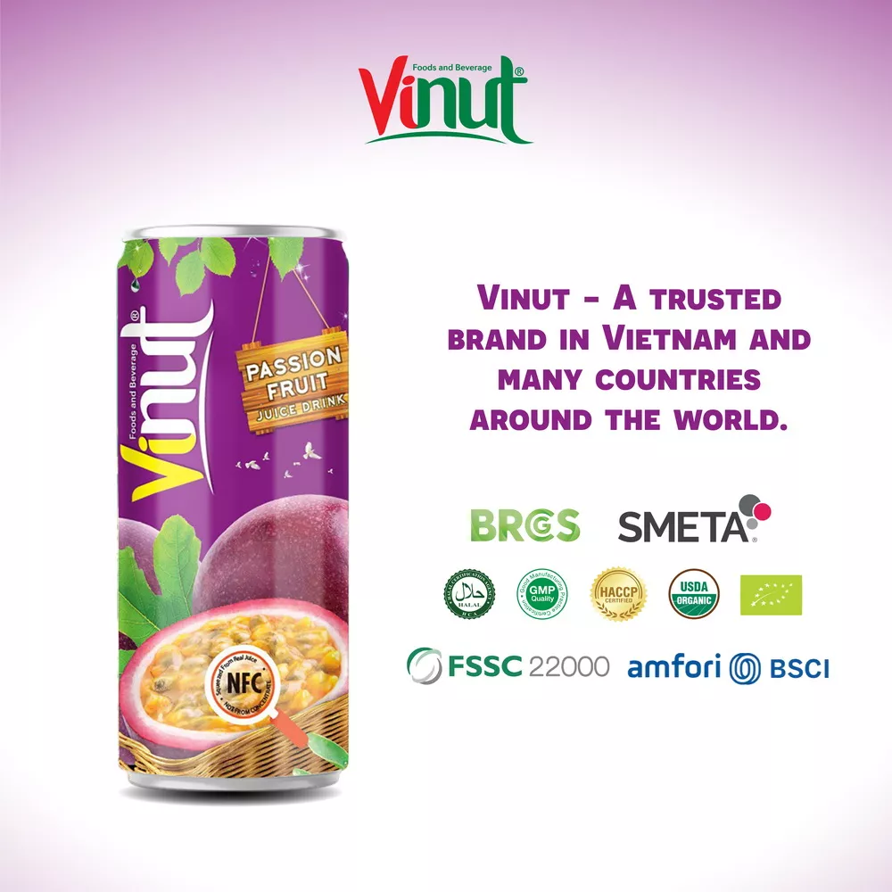250ml Vinut Passion Fruit Juice 30 juice 4