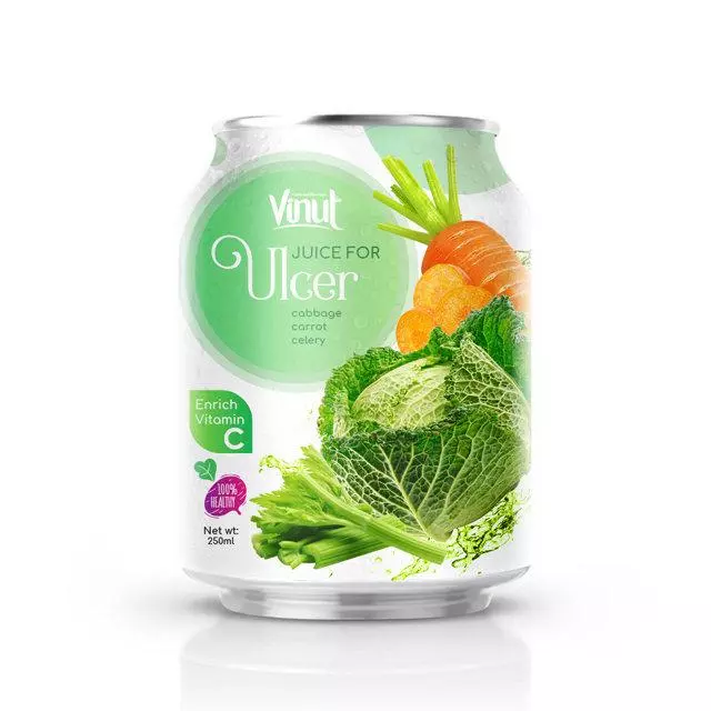 250ml Can 100 Vegetable Juice Juice for Ulcers