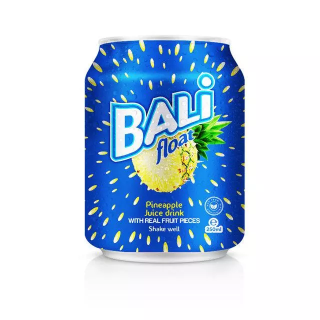 250ml Canned BALI Float Pineapple Juice Drink