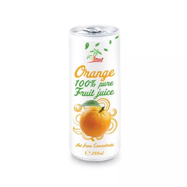250ml Orange Fruit juice 100 Pure
