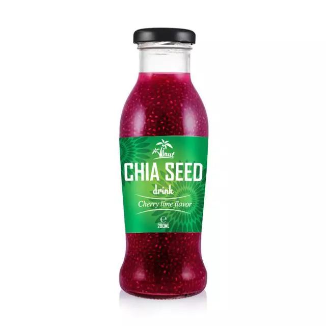 280ml Chia seed drink Cherry lime flavor
