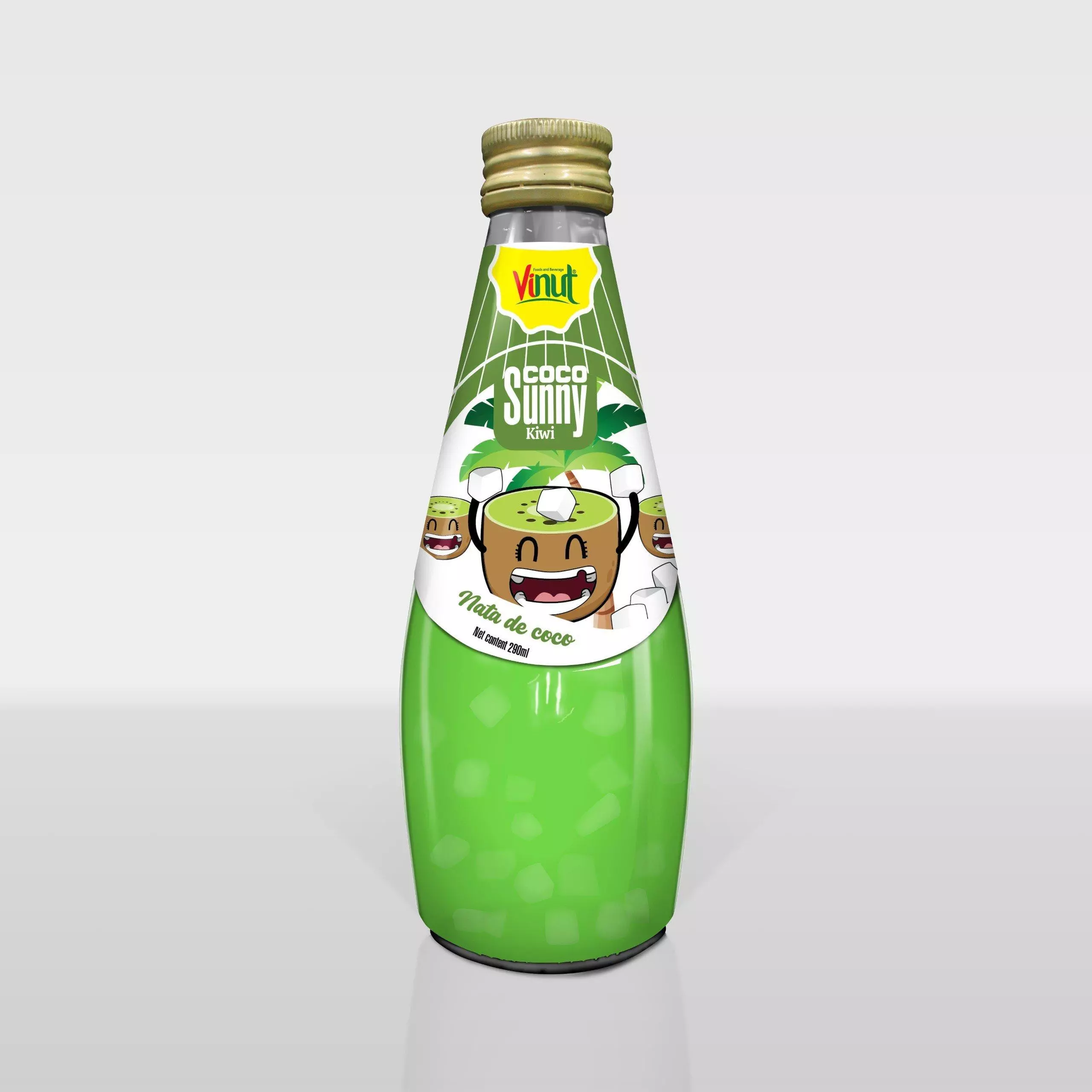 290ml Vinut Coco Sunny Kiwi with Nata de coco