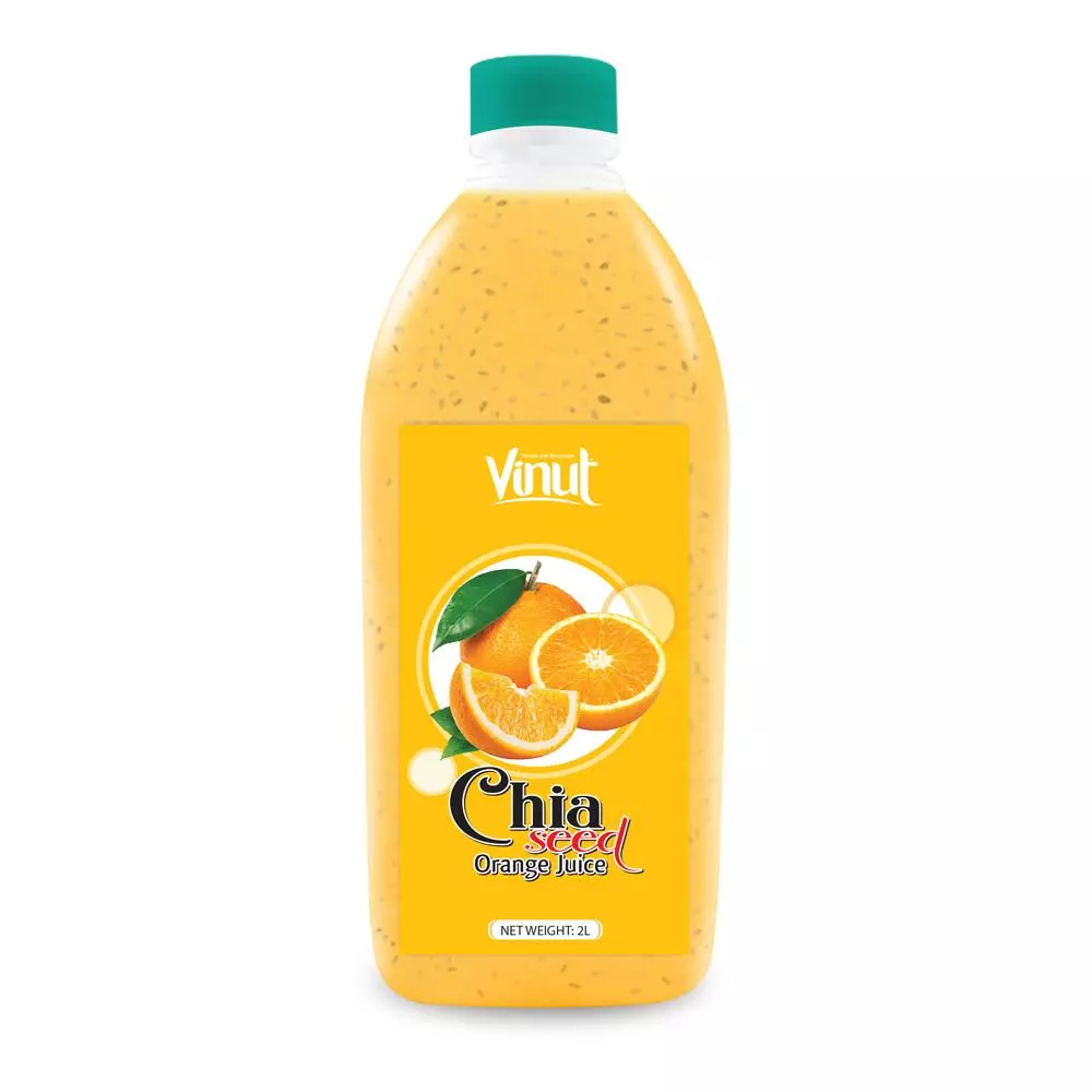 2L VINUT Bottle NFC Orange Juice Drink