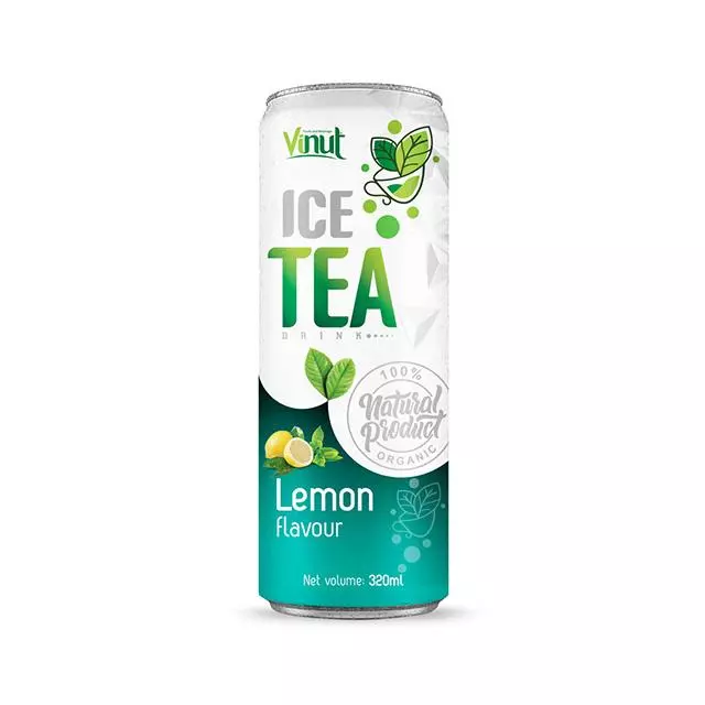 320 ml Canned Green iced tea Lemon Original Staste
