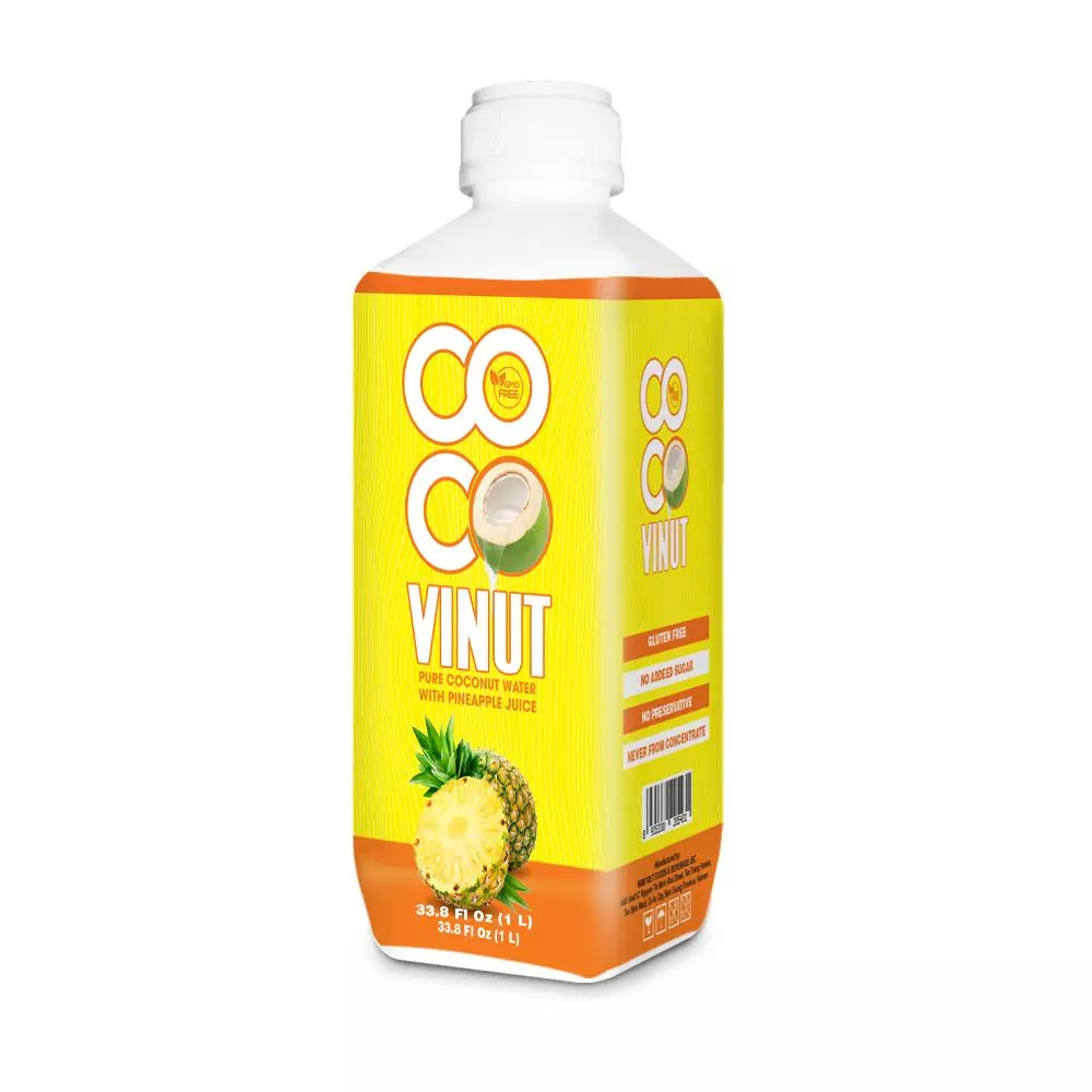 33.8 fl oz Vinut Coconut water with Pineapple juice