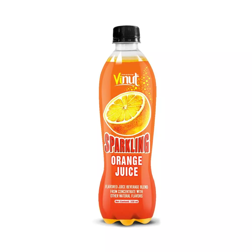 330ml VINUT Bottle Sparkling Orange juice drink
