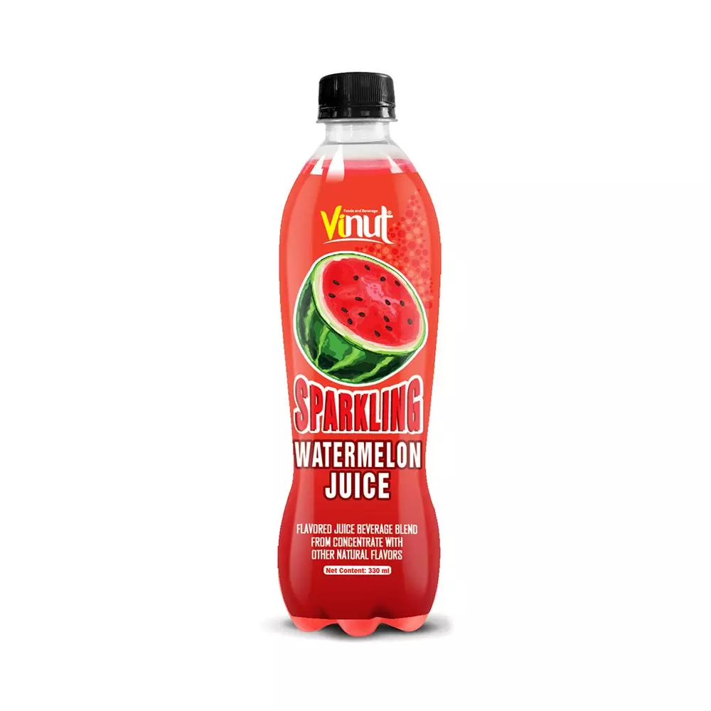 330ml VINUT Bottle Sparkling Watermelon juice drink