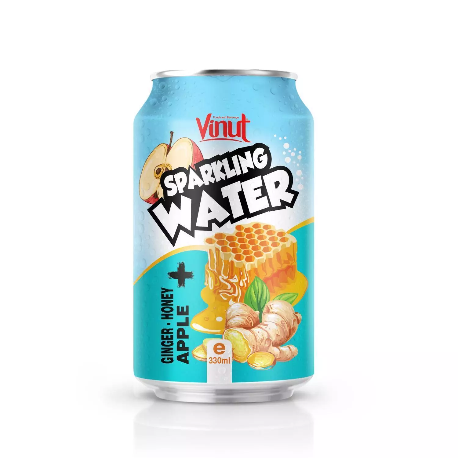 330ml VINUT Ginger Honey Apple Sparkling water 3