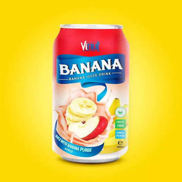 330ml Apple Juice with Banana Puree Drink Ingredient