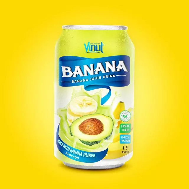330ml Avocado Juice with Banana Puree Drink Ingredient