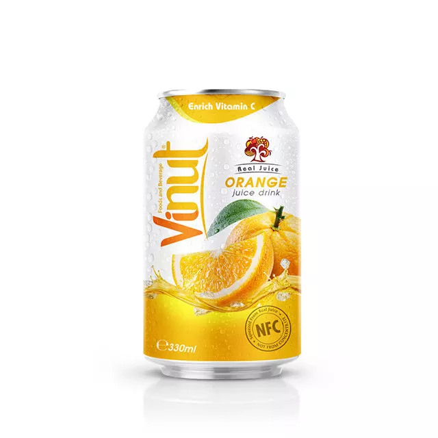 330ml Read Juice Cans Orange Juice Drink