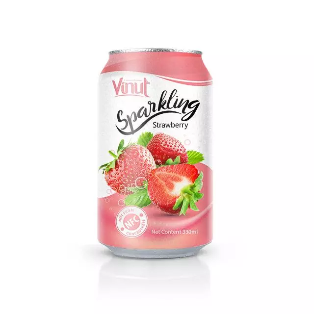 330ml Sparkling Strawberry Juice Drink