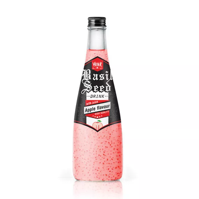 330ml Supplier Basil seed Drink with Apple flavour