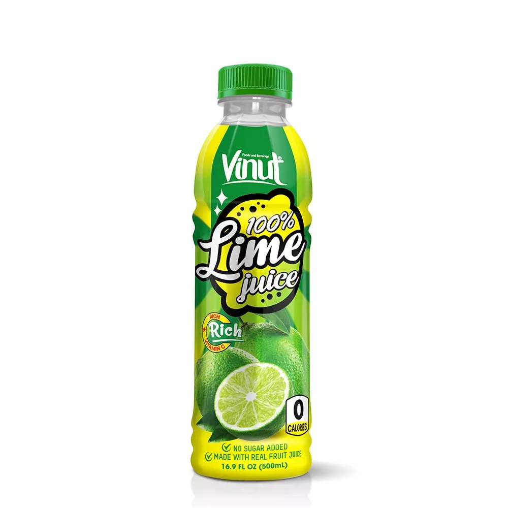500ml 100 Vinut Lime Juice drink Enrich Vitamin C No sugar Added Zero Calories from Real Fruit Juice