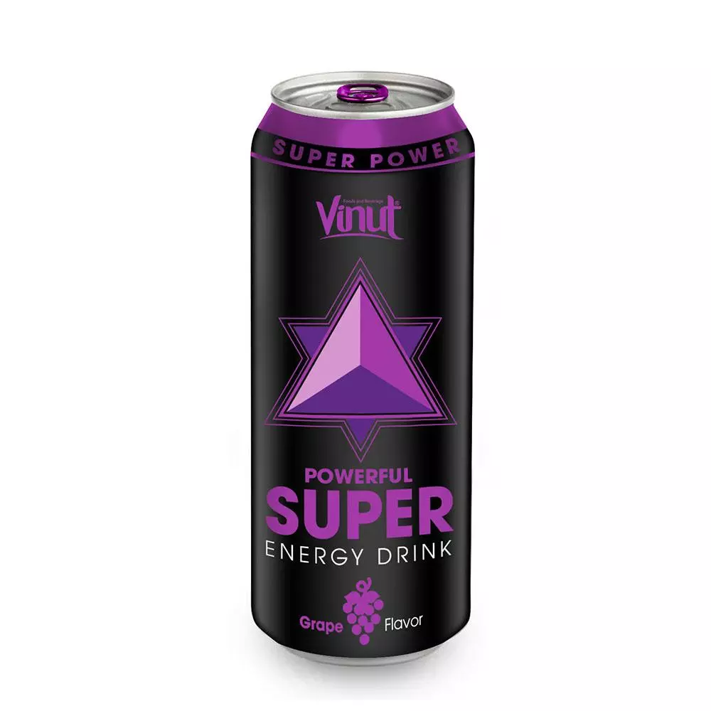 500ml VINUT Powerful Super Energy drink Grape flavor A 1