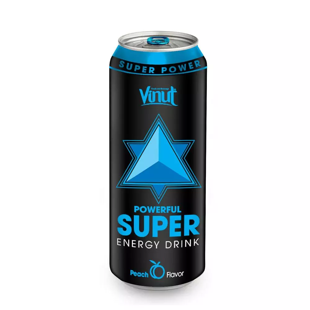 500ml VINUT Powerful Super Energy drink Peach flavor A