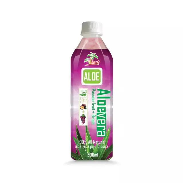 500ml Aloe vera Passion Fruit with Grape