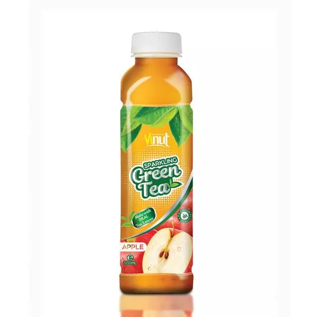 500ml Premium Sparkling water Primary Ingredient Green tea with Apple flavour