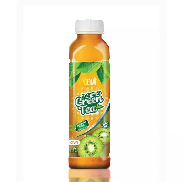 500ml Premium Sparkling water Primary Ingredient Green tea with Kiwi flavour
