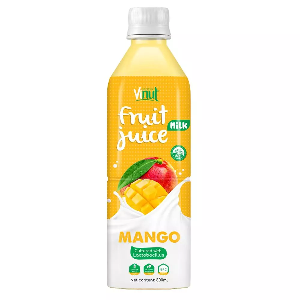 500ml VINUT Health Drink Lactobacillus acidophilus with Mango Juice