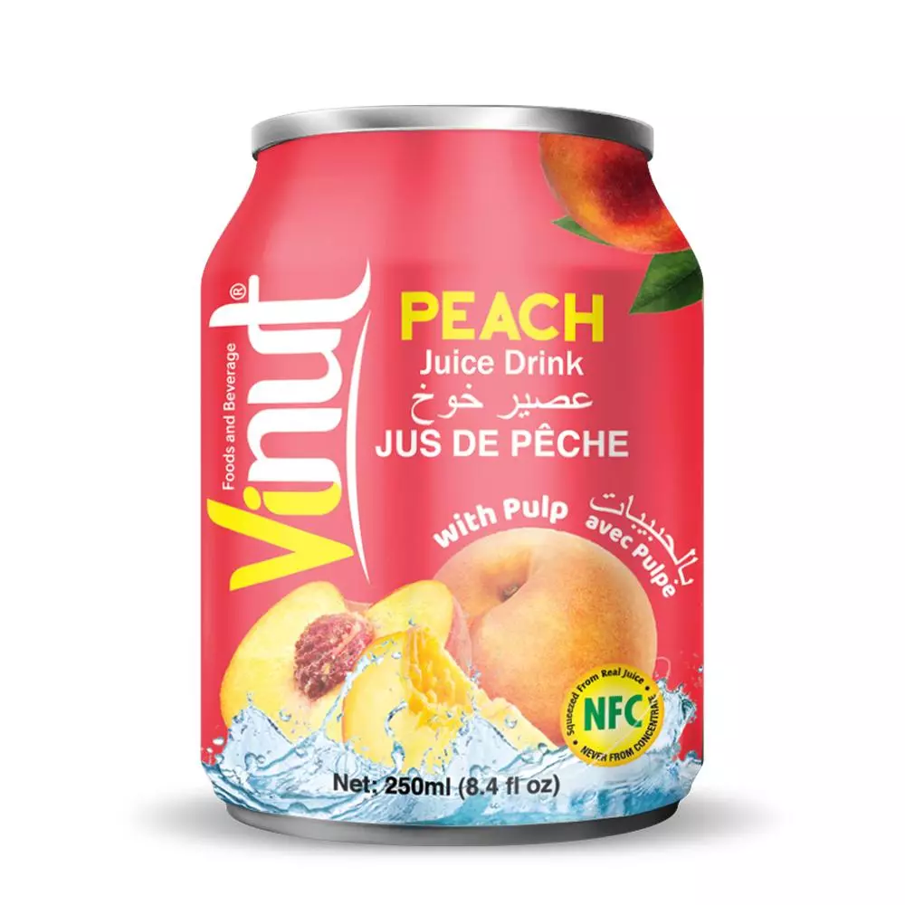 8.4 fl oz Vinut Peach Juice Drink with Pulp