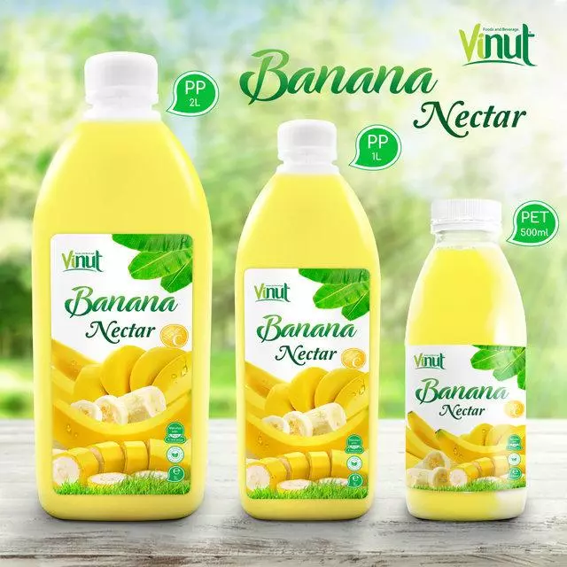 Bottle Banana Juice Drink Nectar