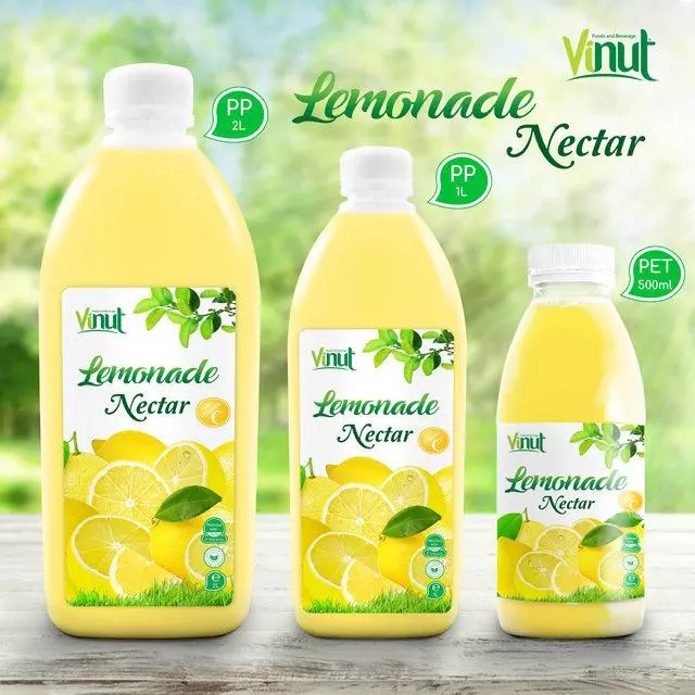 Bottle Lemonade Juice Drink Nectar