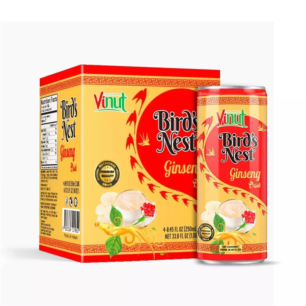 Box Birds nest drink with Ginseng 4 x 250ml